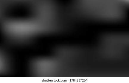 Black abstract geometric modern background. Vector illustration.