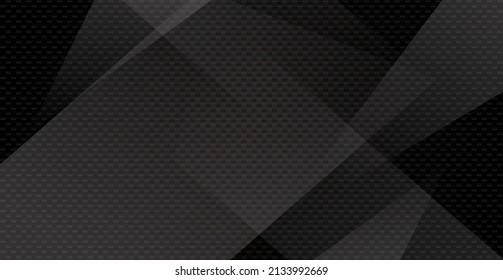 Black abstract geometric texture background. Modern shape concept. eps10 vector