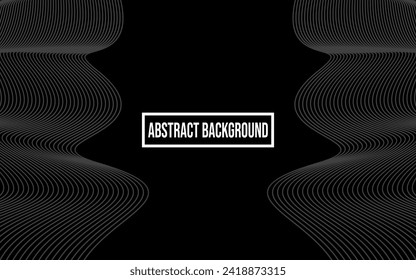 
Black Abstract Gradient Banner Background