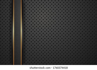 Black abstract graphic design. Geometric dark layers with texture. Vector EPS10
