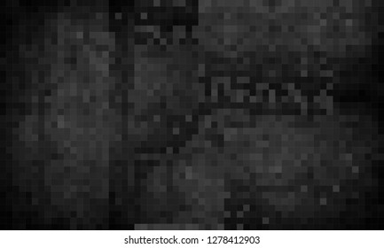 Black abstract grunge background - Illustration