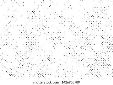 Black abstract grunge texture background, Old pattern overlay vector, Halftone dust monochrome design