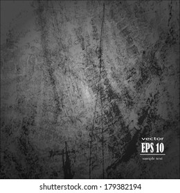 Black abstract grunge texture background. Abstract watercolor texture grayscale backdrop. Handmade technique.