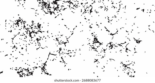 Textura abstracta negra de la pared del grunge con la salpicadura de la tinta y el patrón circular para un diseño sucio de la Ilustración vectorial de papel.