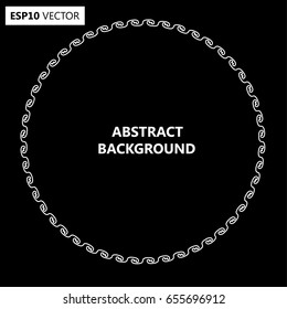 Black Abstract Halftone Logo Design Element, vector illustration