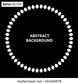 Black Abstract Halftone Logo Design Element, vector illustration