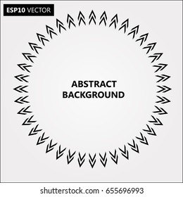 Black Abstract Halftone Logo Design Element, vector illustration