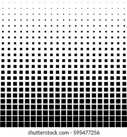 Black Abstract Halftone Square Dot Background, vector illustration