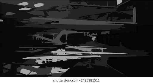 black abstract industrial background structure downtown
