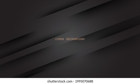 Black abstract layer illustration background 