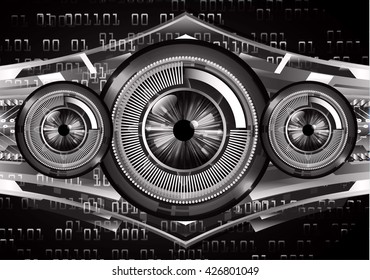 black abstract light hi speed internet technology background illustration, Background conceptual image of digital.Cyber security concept, Cyber data digital,Cyber Technology.vector.scan virus computer