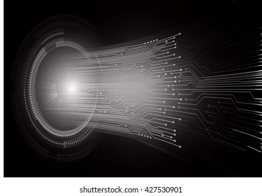 black abstract light hi speed internet technology background illustration, Background conceptual image of digital. Cyber security concept. Cyber background. Cyber data digital Technology.