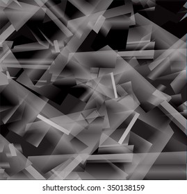 black Abstract light lamps background for Technology computer graphic website internet and business. Screen on stage.Vector illustration.Spot Effect. neon.point, platform, Spotlights.Mosaic pixels