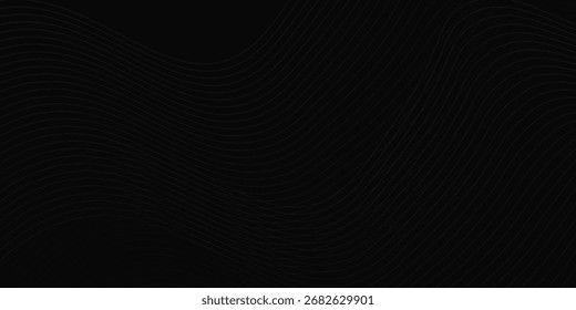 Diseño de fondo de línea abstracta negra. ilustraciones de lujo simple buenas buenas ilustraciones Vector luz clase arte