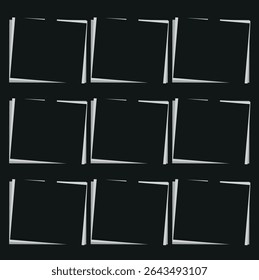 Black abstract line geometric pattern. Perfect for print, design and textile. Abstract wave backgrounds with seamless geometric pattern. Seamless abstract geometric pattern. Vector Illustration.
