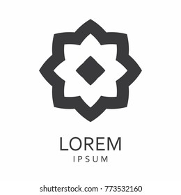 Black abstract logo