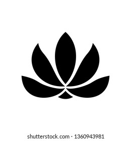 Black abstract logo design template. isolated on white background