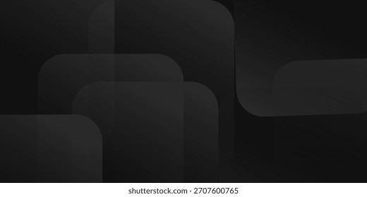 Fondos abstractos negros del lujo con los Elementos gráficos geométricos para el cartel, volante, tablero digital premium