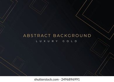 Fondo de oro Abstractas negro brillante y brillante. Decoración del elemento de Diseño gráfico. Para Fondo de pantalla, Tarjeta, Presentación, Póster. Vector 10.