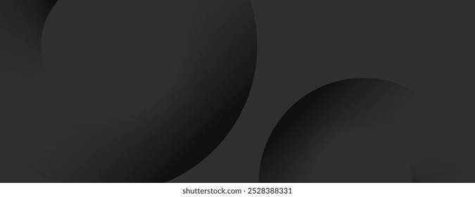 black abstract minimal background with circle texture pattern