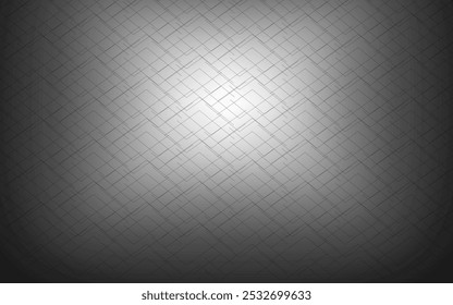 Fundo preto abstrato padrão, padrão de cubo de mosaico digital, ilustração vetorial