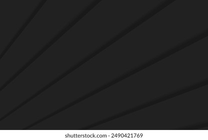 Black abstract pattern with smooth, flowing waves, ideal for modern and elegant digital backgrounds or graphic designs.