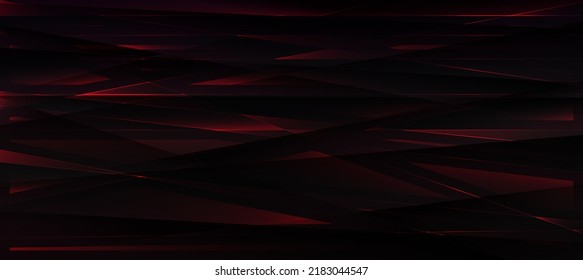 black abstract , polygon, elegant background ,red abstract, premium background