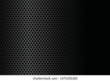 black abstract polygonal background with pattern 