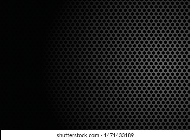 black abstract polygonal background with pattern 