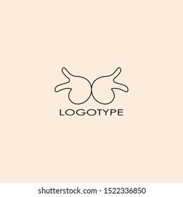 Black abstract snail logo icon vector design concept business identity