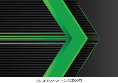 Black abstract tech geometric background. Line metallic shape with light green and pattern composition. Blank space on for text and background design