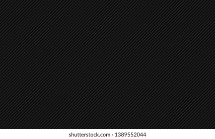 Black abstract tech geometric modern background. Texture with diagonal lines, vector illustration.