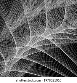 Black abstract tech geometric modern background. Vector design