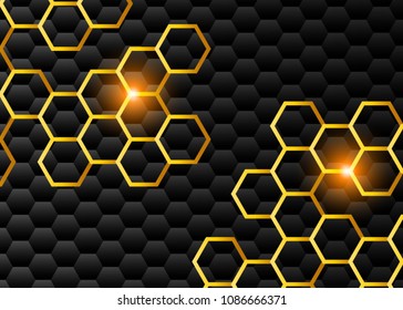 Black abstract template for card or banner. Metal Background with waves and reflections. Business background, silver, illustration. Illustration of abstract background with a metallic element
