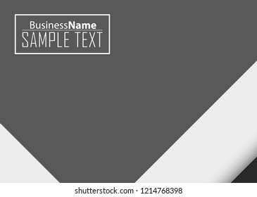 Black abstract template for card or banner. Metal Background with waves and reflections. Business background, silver, illustration. Illustration of abstract background with a metallic element