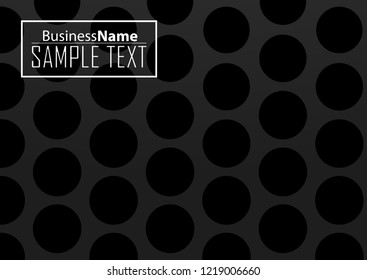Black abstract template for card or banner. Metal Background with waves and reflections. Business background, silver, illustration. Illustration of abstract background with a metallic element