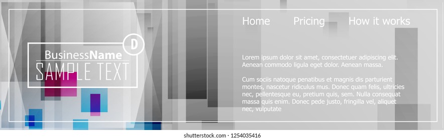 Black abstract template for card or banner. Metal Background with waves and reflections. Business background, silver, illustration. Illustration of abstract background with a metallic element