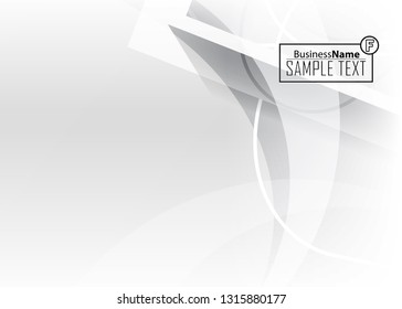 Black abstract template for card or banner. Metal Background with waves and reflections. Business background, silver, illustration. Illustration of abstract background with a metallic element