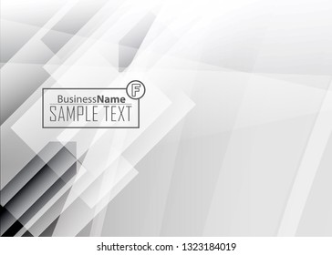 Black abstract template for card or banner. Metal Background with waves and reflections. Business background, silver, illustration. Illustration of abstract background with a metallic element