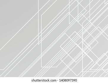 Black abstract template for card or banner. Metal Background with waves and reflections. Business background, silver, illustration. Illustration of abstract background with a metallic element