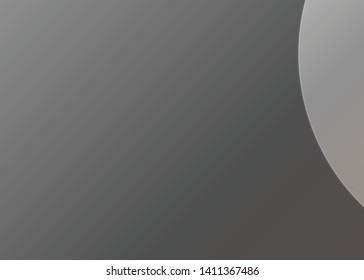 Black abstract template for card or banner. Metal Background with waves and reflections. Business background, silver, illustration. Illustration of abstract background with a metallic element