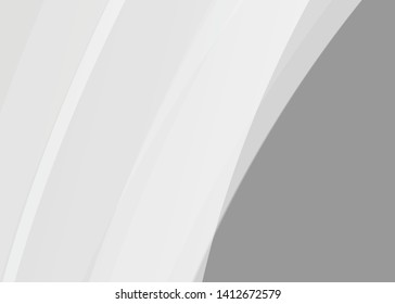 Black abstract template for card or banner. Metal Background with waves and reflections. Business background, silver, illustration. Illustration of abstract background with a metallic element