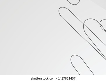 Black abstract template for card or banner. Metal Background with waves and reflections. Business background, silver, illustration. Illustration of abstract background with a metallic element
