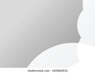 Black abstract template for card or banner. Metal Background with waves and reflections. Business background, silver, illustration. Illustration of abstract background with a metallic element