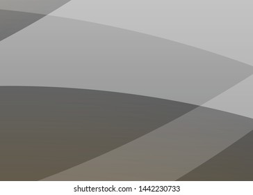 Black abstract template for card or banner. Metal Background with waves and reflections. Business background, silver, illustration. Illustration of abstract background with a metallic element