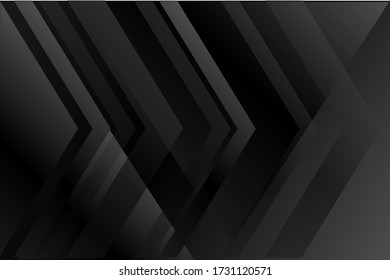 Black abstract vector background design template with geometric shapes