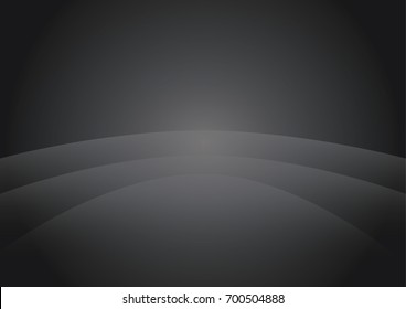 Black abstract vector background with line elements