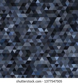 Black Abstract vector background. Triangular design. Layout for presentation.