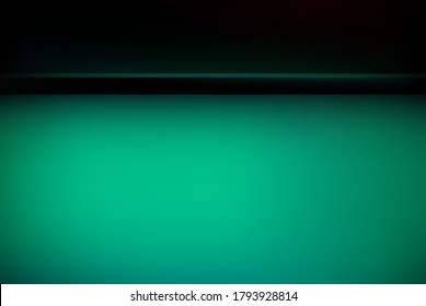 Das schwarze abstrakte Wandgemälde verfügt über einen grünen Snookertisch mit schwarzem Schattierrand, der als Hintergrund verwendet werden kann.