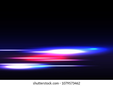 Black abstract wallpaper. Colorful speed lines. Vector, eps 10.